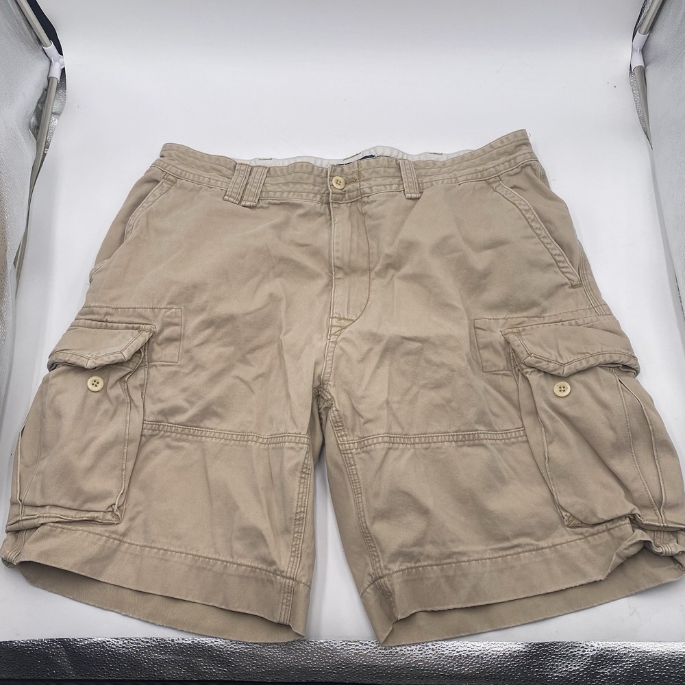 Vintage Ralph Lauren Polo Y2K Cargo Baggy Khaki Mens Size 40 VGC
